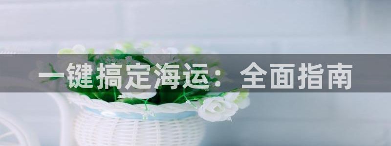欢迎你来到公海 赌船